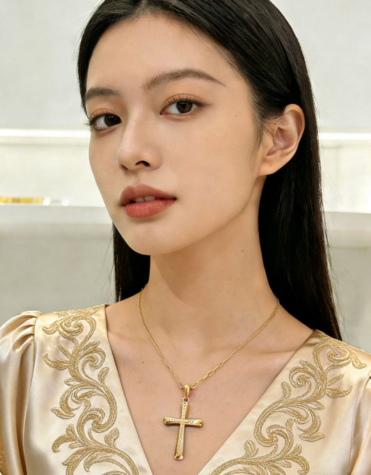 18K Cross Pendant